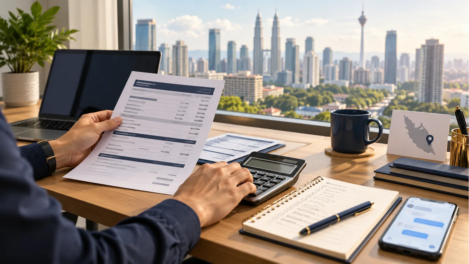 Warehouse logistics worker loan document check KL Selangor