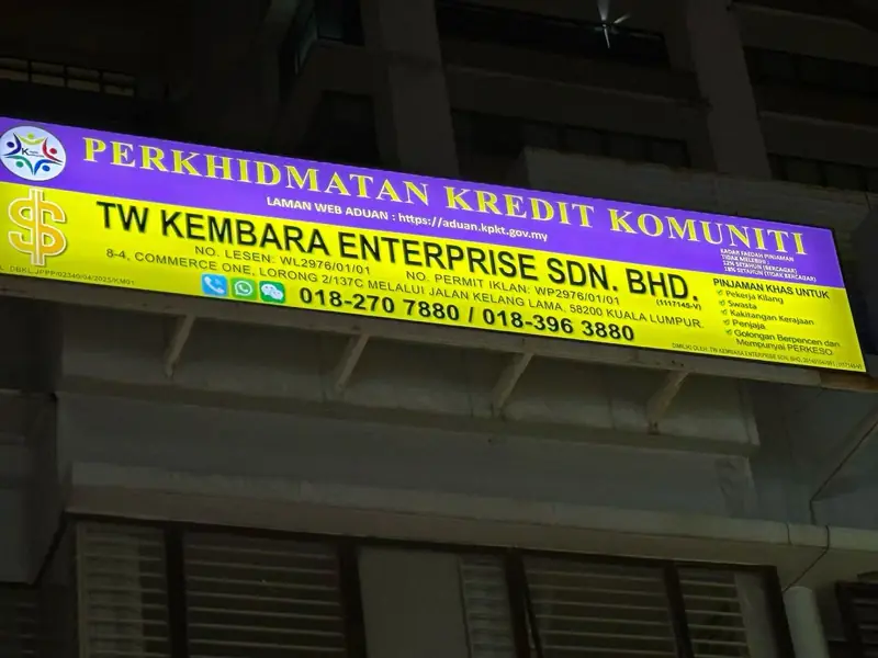 Personal Loan Documents for Private Sector Employees - TW Kembara