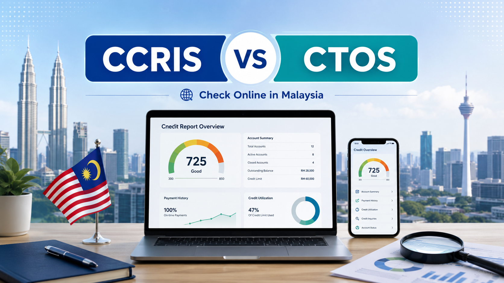 CCRIS vs CTOS:马来西亚信用报告有什么分别?如何线上查询? - TW Kembara
